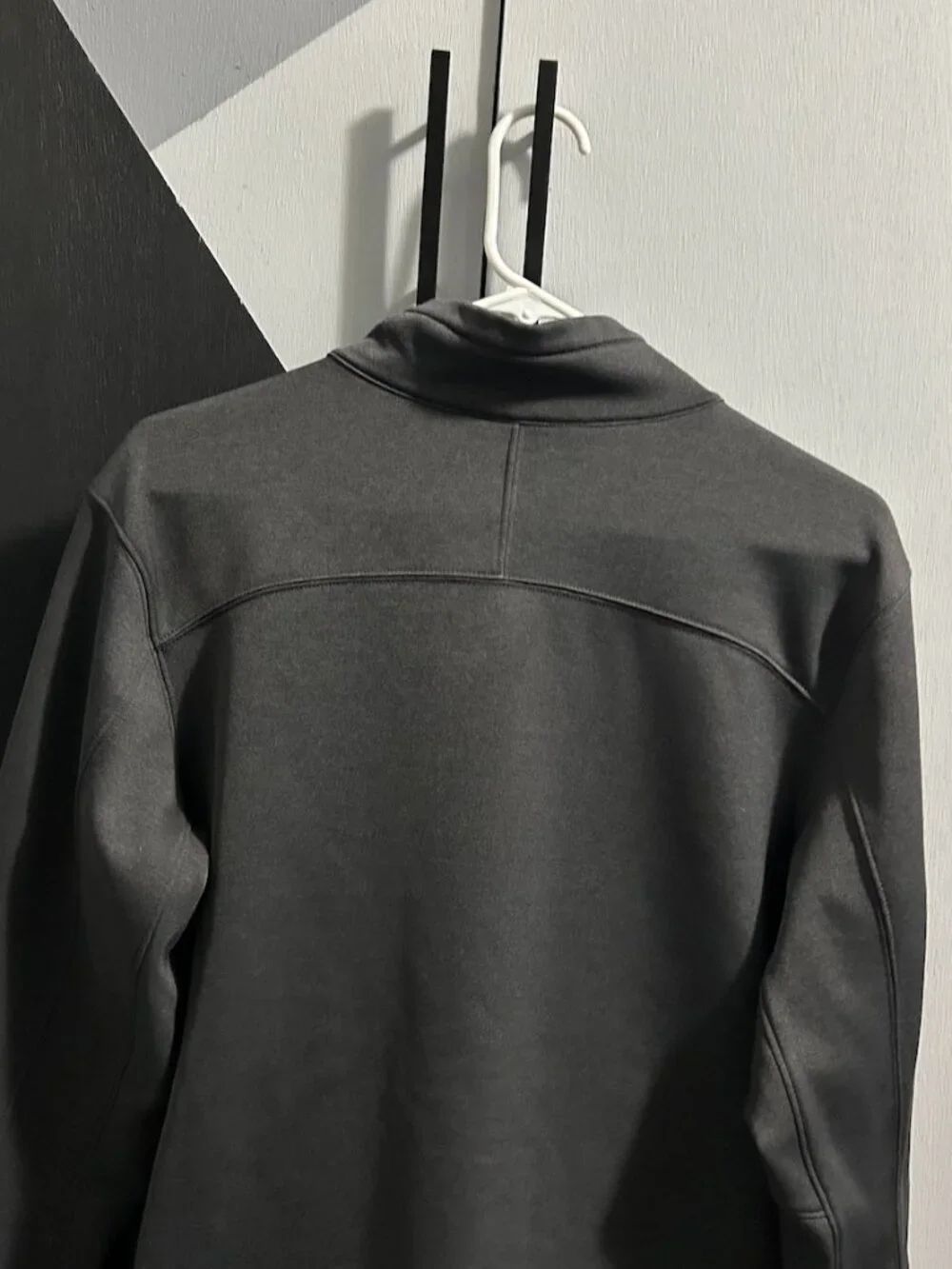 The North Face Gray Softshell Full Zip Sweatshirt Jacket Outdoor Men's Size M‎